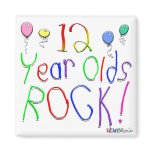 12 Year Olds Rock ! Fridge Magnet
