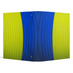 12 Yellow & Blue 1" Avery Binder