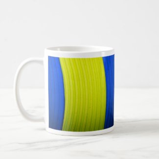 12 Yellow & Blue Mug mug