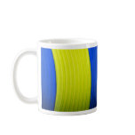 12 Yellow & Blue Stripes Mug