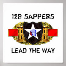 12B 2nd Infantry Division Poster
