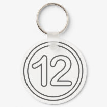 12seconds Keychain by itsbeach 12seconds Keychain