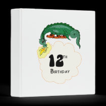 12th Birthday Dragon binders
