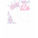 12th Birthday Princess t-shirts by BirthdayObsessions 12th Birthday Princess t-shirts