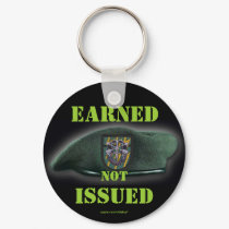 12th special forces flash green berets Keychain
