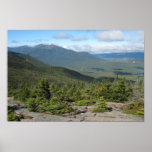 12x18 Clouds Draped Over the Great North Woods Poster
