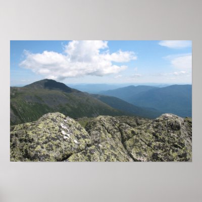 12x18 Clouds Hover Over Mt Adams Posters by twin_mountain_photo