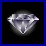 1307552490_Vector_Clipart silver diamond black posters