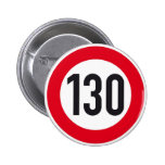 130 kph European highway sign button