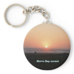 130, Morro Bay sunset Keychains