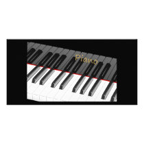 1312702225_Vector_Clipart black white Piano Photo Greeting Card