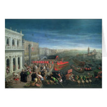 131-0057978/1 Riva degli Schiavoni, Venice Greeting Card