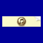 132535u7 Music icon bumper stickers