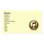 132535u7 Music icon graphic design dance party fun Business Card Templates
