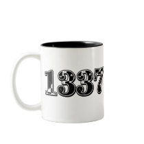 1337 $17.95 Two Toned Coffee Mug