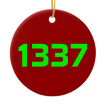 1337 Christmas Ornament