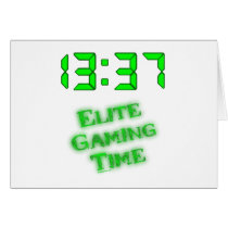 1337 Gaming Time cards