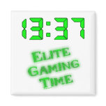 1337 Gaming Time Fridge Magnets