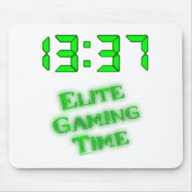 1337 Gaming Time mousepads by TulsaTees 1337 Gaming Time mousepads