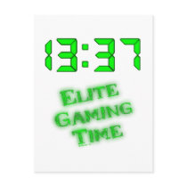 1337 Gaming Time postcards