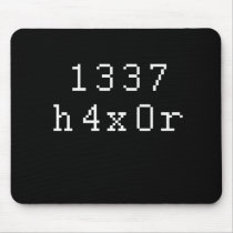 1337 h4ck3r mousepads by geekshirts 1337 h4ck3r mousepads