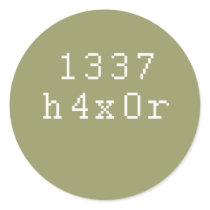 1337 h4ck3r stickers