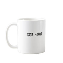 1337 h4x0r coffee mugs