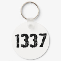 1337 Keychain by alternateworlds 1337 Keychain