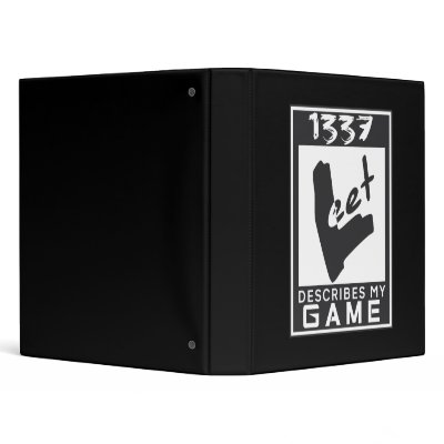 1337 Leet rating Binders by Playmoar