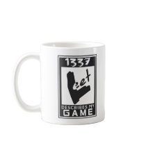 1337 Leet rating Mugs