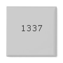 1337 magnets by geekshirts 1337 magnets