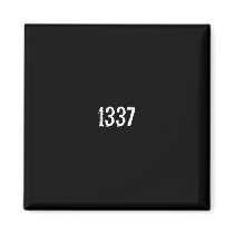 1337 magnets by funnycustomtshirts 1337 magnets