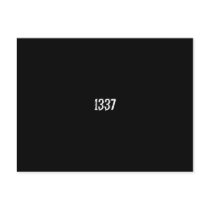 1337 postcards