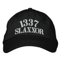1337, SLAXXOR HAT EMBROIDERED BASEBALL CAPS