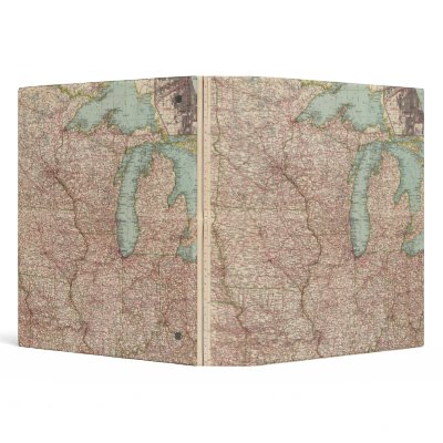 13435 Mich, Wis, Minn, Ia, Mo, Ill, Ind, Ky Vinyl Binders by davidrumsey