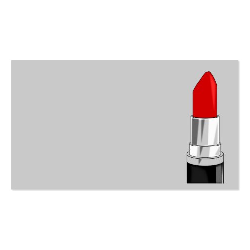 13479 RED LIPSTICK MAKEUP BEAUTY FASHION STYLE SAL BUSINESS CARDS (front side)