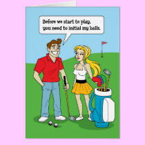 #136a golfer and caddy cards