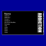 13770 techno type music addiction motto preference business cards