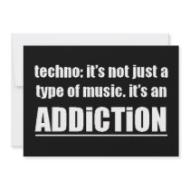13770 techno type music addiction motto preference personalized announcement