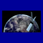 1379 EARTH GLOBE PLANET OUTER SPACE SATELLITE REAL posters
