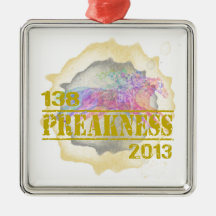 138th Preakness 2013 Horse Racing T-Shirt Christmas Ornaments