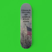 13_14, OBAMA/BIDEN,WILL GET AMERICA ROLLIN AGAIN skateboards by VIKINGJIM 13_14, OBAMA/BIDEN,WILL GET AMERICA ROLLIN AGAIN skateboards