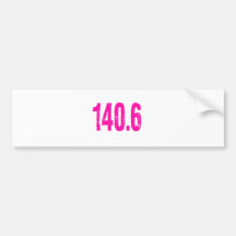 13.1, 26.2, 70.3, 140.6 BUMPER STICKERS