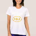 13.1 Half Marathon Gold Oval Shirts