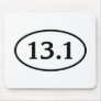 13.1 Half Marathon Oval Mouse Pad