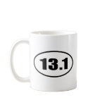 13.1 Half Marathon Oval Mug