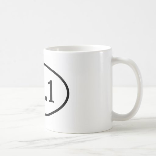 13.1 Half Marathon Oval Mugs