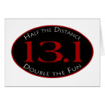 13.1 - Half The Distance Greeting Cards