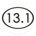 13.1 Miles Sticker