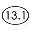 13.1 Miles Sticker